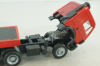 Mercedes SK 2436 with semi trailer, red 141963, Herpa 1:87