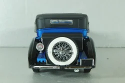 Duesenberg J Victoria 1933, blue/black, Franklin Mint 1:24