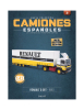 Renault D38 T with semi-trailer "Renault" 1983, white/yellow, Camiones Espanoles, №3, Salvat 1:43