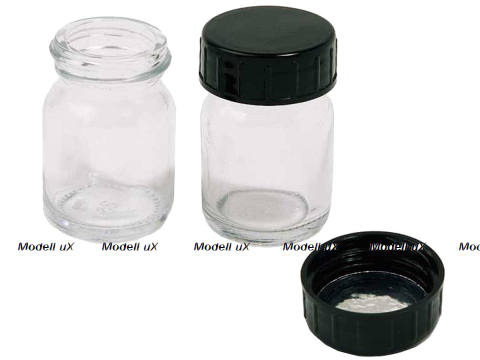 Стеклянная банка с крышкой для Аэрографа