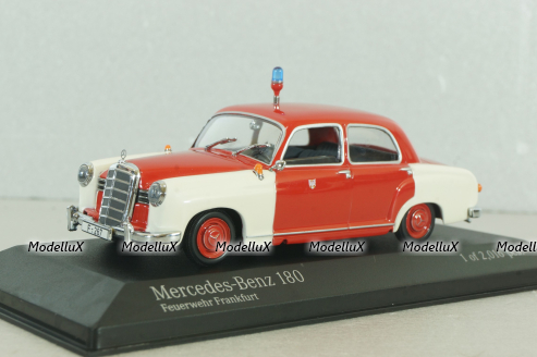 Mercedes 180 A Ponton (W180) fire engine 1956, 430033190, Minichamps 1:43 уценка!