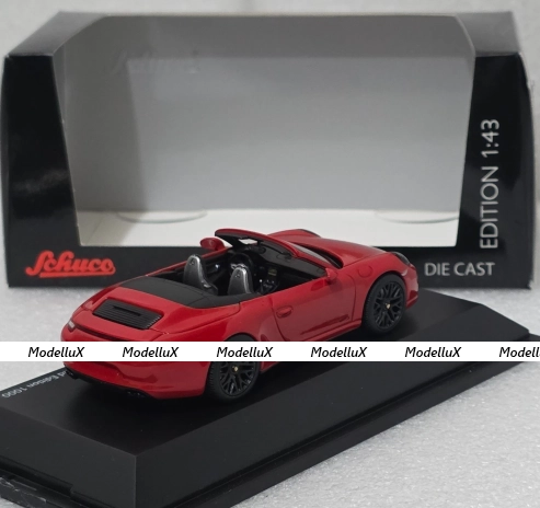 Porsche 911 (991) Carrera 4 GTS Cabriolet с крышей 2014, Schuco 1:43