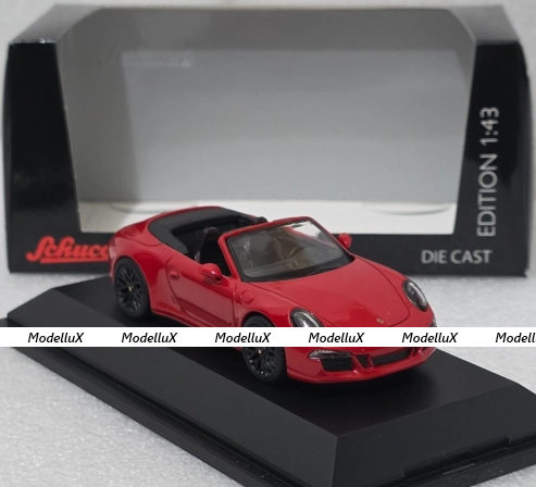 Porsche 911 (991) Carrera 4 GTS Cabriolet с крышей 2014, Schuco 1:43