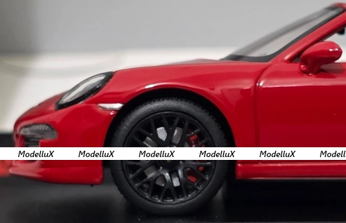 Porsche 911 (991) Carrera 4 GTS Cabriolet с крышей 2014, Schuco 1:43