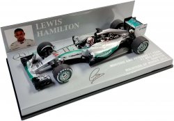 Mercedes AMG Petronas F1 Team W06 Lewis Hamilton World Champion 2015, 436150044, Minichamps 1:43