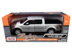 Ford F-150 Limited Crew Cab silver, MotorMax 1:24