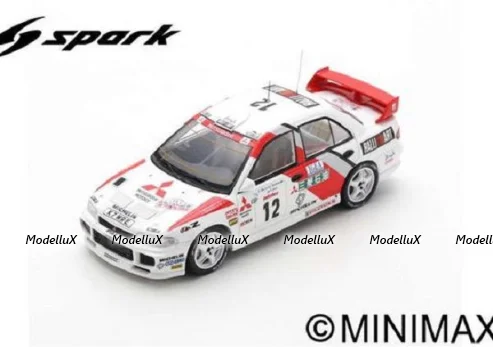 Mitsubishi Lancer Evolution Ⅲ #12 3rd Tour de Corse Rally de France 1995 Aghini - Farnocchia, S6506, Spark 1:43