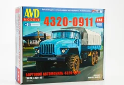 Урал-4320-0911 бортовой, 1397AVD, AVD Models 1:43