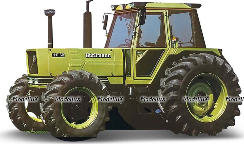 Hurlimann H-6160 green, 450910400, Schuco 1:32