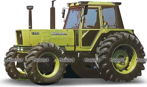 Hurlimann H-6160 green, 450910400, Schuco 1:32