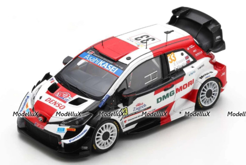 Toyota Yaris WRC #33 2nd Rally Croatia 2021 Elfyn Evans - Scott Martin, S6589, Spark 1:43