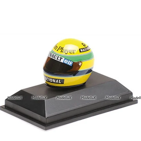 Helmet Ayrton Senna 1986, 540388612, Minichamps 1:10