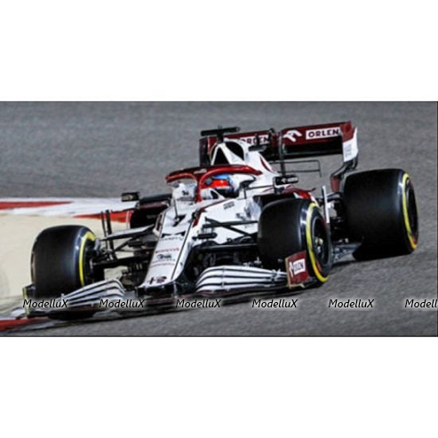 Alfa Romeo Racing ORLEN C41 No.7 Alfa Romeo Sauber F1 Team Bahrain GP 2021 Kimi Räikkönen, 18S578, Spark 1:18