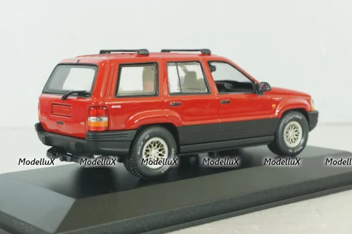 Jeep Grand Cherokee, red, 430149662, Minichamps 1:43