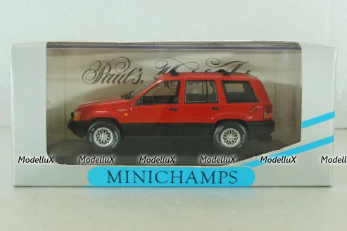 Jeep Grand Cherokee, red, 430149662, Minichamps 1:43