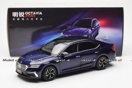 Skoda Octavia PRO (A8) 2021, Blue, Paudi 1:18