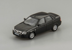 ВАЗ 2170 Priora Седан черный, 221708, DiP Models 1:43