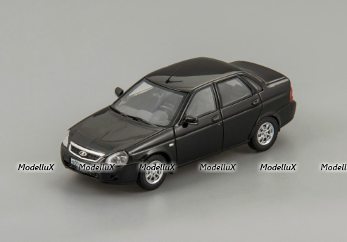 ВАЗ 2170 Priora Седан черный, 221708, DiP Models 1:43