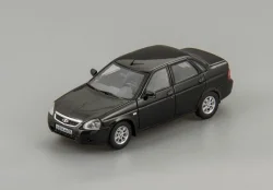 ВАЗ 2170 Priora Седан черный, 221708, DiP Models 1:43