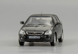 ВАЗ 2170 Priora Седан черный, 221708, DiP Models 1:43