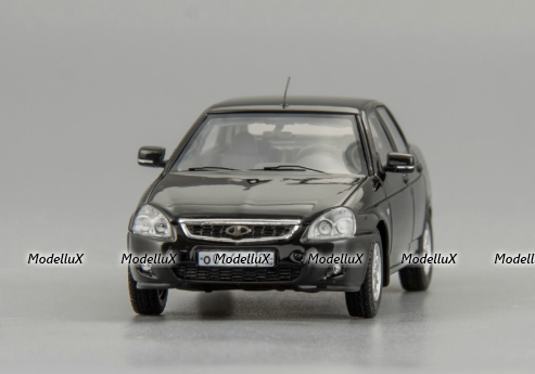 ВАЗ 2170 Priora Седан черный, 221708, DiP Models 1:43