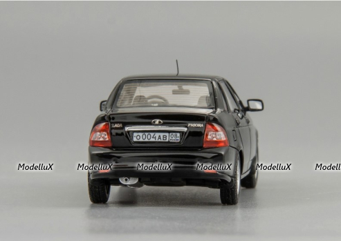 ВАЗ 2170 Priora Седан черный, 221708, DiP Models 1:43