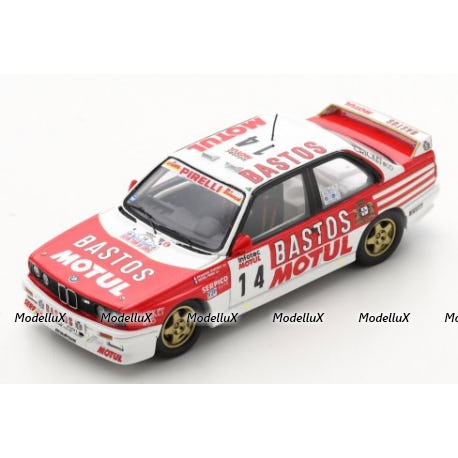 BMW M3 E30 No.14 2nd Tour de Corse Rally de France 1989 - François Chatriot - Michel Périn, SF150, Spark 1:43