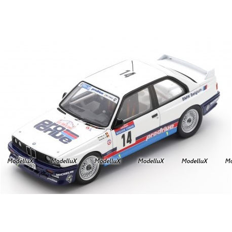 BMW E30 No.14 Tour de Corse Rally de France 1987 - M. Duez - G. Biar, SF149, Spark 1:43
