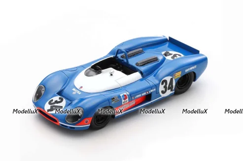Matra Simca MS 630/650 No.34 24H Le Mans 1969 J. Servoz-Gavin H. Müller, S3548, Spark 1:43