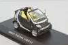 Smart fortwo cabrio black with body panel Fresh-Up (white), 0012497V001C51Q00, Minichamps 1:43