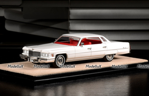 Cadillac Sedan Deville 1976, Cotillion White STM76501, Stamp models 1:43 