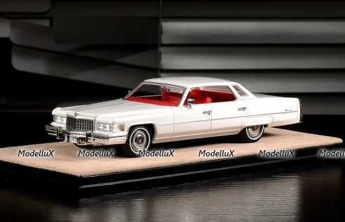 Cadillac Sedan Deville 1976, Cotillion White STM76501, Stamp models 1:43 