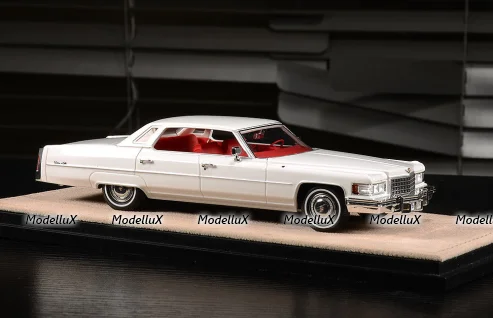 Cadillac Sedan Deville 1976, Cotillion White STM76501, Stamp models 1:43 