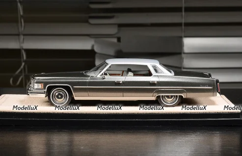 Cadillac Sedan Deville 1976, Georgian Silver Metallic, STM76502, Stamp models 1:43