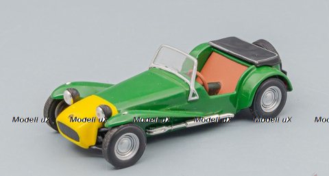 Lotus seven 1960, green, Суперкары, лучшие Автомобили Мира #36, Deagostini 1:43