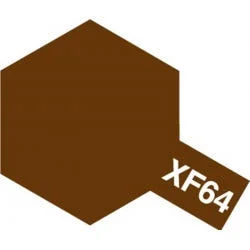 Эмалевая краска матовая (светло-коричневый Red brown), Tamiya XF-64