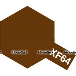 Эмалевая краска матовая (светло-коричневый Red brown), Tamiya XF-64