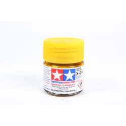 Акриловая глянцевая краска Clear Yellow (желтый), X-24, 81524 Tamiya 