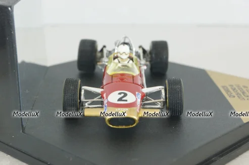 Lotus Ford 49 #2 D.Attwood, Monaco GP  1969, red, Formula 1, QFC99029, Quartzo 1:43