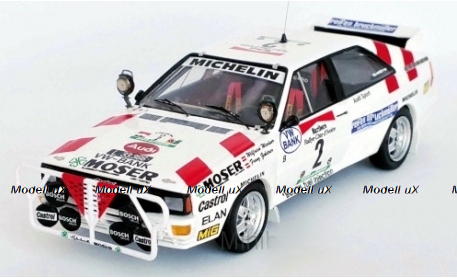 Audi Quattro No.2 Wiedner Rally Elfenbeinküste 1986, Trofeu 1:43