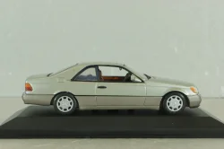 Mercedes-Benz 600 SEC (C140) 1992, silver, 32602, Minichamps 1:43
