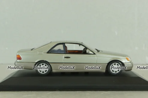 Mercedes-Benz 600 SEC (C140) 1992, silver, 32602, Minichamps 1:43