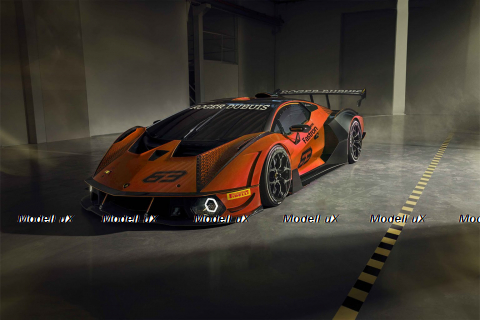 Lamborghini Essenza SCV12 Arancio Atlas, MR Collection 1:18