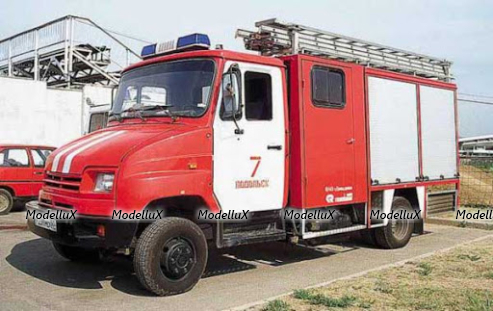 Зил-5301Б0 Бычок, пожарный, pr00135, Probe43 1:43