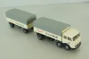 Mercedes LP 333 with trailer, H. von Wirth, white, 7528, Brekina 1:87
