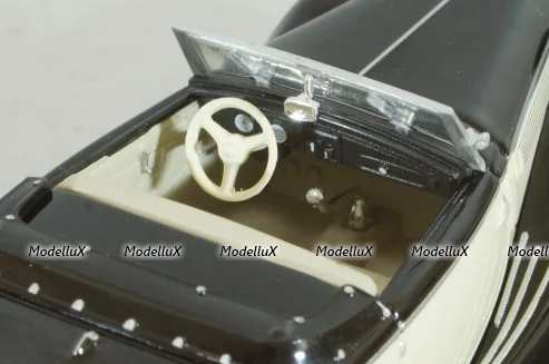 Opel Super 6 1937, black/beige, WB104, WhiteBox 1:43