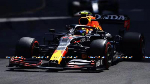 RED BULL RACING HONDA  RB16B - SERGIO PEREZ - 3RD FRENCH GP 2021, 110210811, Minichamps 1:18