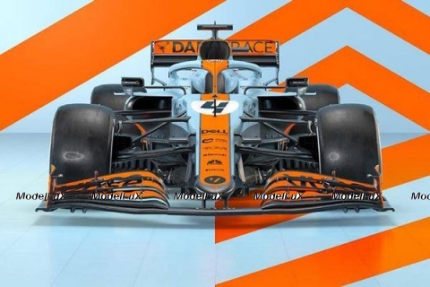 MCLAREN F1 TEAM MCL35M - LANDO NORRIS - 3RD PLACE MONACO GP 2021, Minichamps 1:18