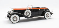 Duesenberg J  Riviera Phaeton By Brunn Cabriolet Open 1934 orange / zwart, MXL0406-021, Matrix 1:18