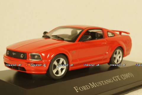 Ford Mustang GT 2005, red, American Cars №64, Altaya 1:43